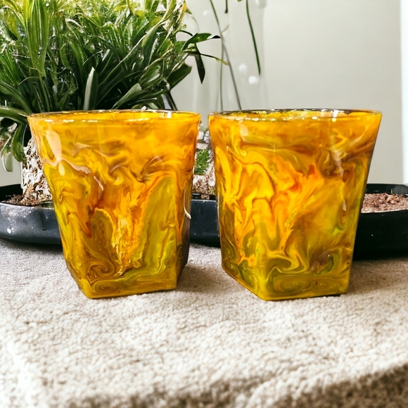 Hand Crafted Other - Dijon&Bronze/ Bourbon Rocks Glasses